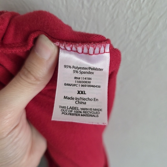 Juicy Couture Womens Red Velour Track Suit Set Hooded Jacket Jogger Pants Sz XXL - Picture 11 of 12